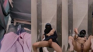 Miss Lutty Vani Jilbab Cadar Pergi Ke Mall Buat Colmek